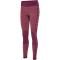 hummel hmlCLEA Seamless Mid-Waist Leggings Damen 3491 - grape wine/crushed berry mel XL