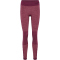 hummel hmlCLEA Seamless Mid-Waist Leggings Damen 3491 - grape wine/crushed berry mel XL
