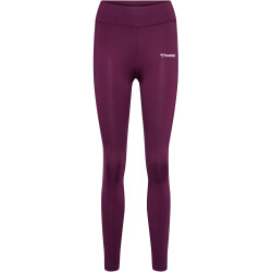 hummel hmlMT CHIPO Mid Waist Tights Damen 3506 - grape wine XS