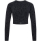 hummel hmlMT PI Seamless Cropped Funktionsshirt Damen 2001 - black S