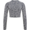 hummel hmlMT PI Seamless Cropped Funktionsshirt Damen 2858 - sharkskin L