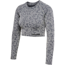 hummel hmlMT PI Seamless Cropped Funktionsshirt Damen...
