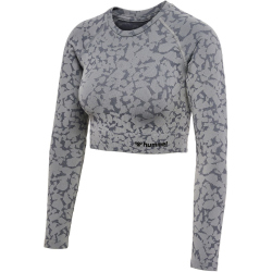 hummel hmlMT PI Seamless Cropped Funktionsshirt Damen...