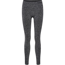 hummel hmlMT UNA Seamless Mid Waist Tights Damen 2508 - black melange S