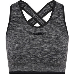 hummel hmlMT UNA Seamless Sport-BH Damen 2508 - black melange XS