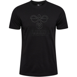 hummel hmlCONS Graphic T-Shirt Herren 2042 - black/black XXL