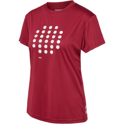 hummel hmlCOURT T-Shirt Damen 4863 - rhubarb L