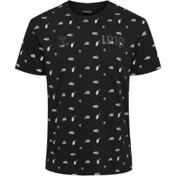 hummel LP10 Lukas Podolski Freizeitshirt mit Motiv D&ouml;ner 2114 - black/white XXL