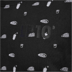 hummel LP10 Lukas Podolski Freizeitshirt mit Motiv Döner 2114 - black/white L
