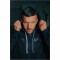 hummel LP10 Lukas Podolski Kapuzenjacke 2001 - black XXL