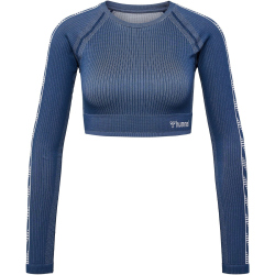 hummel hmlMT BLAZE Seamless Trainingsshirt Damen 7954 - insignia blue L