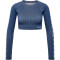 hummel hmlMT BLAZE Seamless Trainingsshirt Damen 7954 - insignia blue S