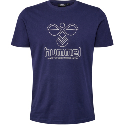 hummel hmlCONS Graphic T-Shirt Herren 7666 - peacoat XXL