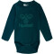 hummel hmlFASTWO Flipper langarm Baby-Body 6470 - deep teal 56