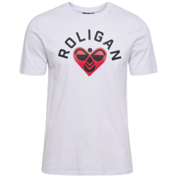 hummel hmlROLIGAN T-Shirt Herren 9001 - white XXL