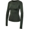 hummel hmlSHAPING Seamless Funktionsshirt Damen 6126 - climbing ivy XL