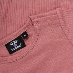 hummel hmlRENE langarm Baby-Body 4337 - dusty rose 68