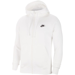 NIKE Sportswear Club Fleece Kapuzenjacke 100 - white/white/black XL