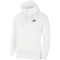 NIKE Sportswear Club Fleece Kapuzenjacke 100 - white/white/black XL