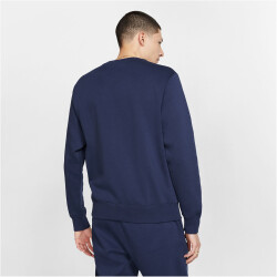 NIKE Sportswear Club Fleece Crew Sweatshirt Herren 410 - midnight navy/white XS
