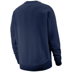 NIKE Sportswear Club Fleece Crew Sweatshirt Herren 410 - midnight navy/white XS