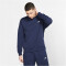 NIKE Sportswear Club Fleece Crew Sweatshirt Herren 410 - midnight navy/white XS