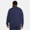NIKE Sportswear Club Fleece Crew Sweatshirt Herren 410 - midnight navy/white XS