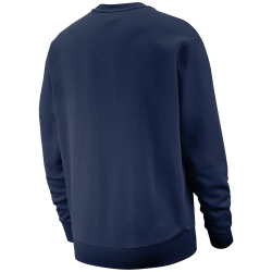 NIKE Sportswear Club Fleece Crew Sweatshirt Herren 410 - midnight navy/white XXL