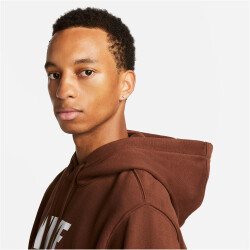 NIKE Sportswear Club Fleece Hoodie Herren 259 - cacao wow/cacao wow/white M