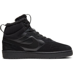 NIKE Court Borough 2 Mid-Top Winter-Boots Kinder 001 - black/black-black 35.5