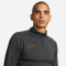 NIKE Dri-FIT Academy Fu&szlig;ball Zip-Sweatshirt Herren 070 - dk smoke grey/dk smoke grey/dark russet S