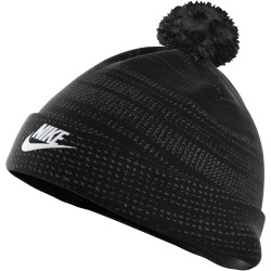 NIKE Sportswear Beanie mit Bommel 010 - black/white
