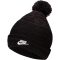 NIKE Sportswear Beanie mit Bommel 010 - black/white