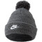 NIKE Sportswear Beanie mit Bommel 084 - smoke grey/white