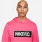 NIKE F.C. Fußball Hoodie Herren 639 - hyper pink/white/black S