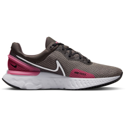 NIKE React Miler 3 Laufschuhe Herren 200 - medium ash/white-hyper pink-black 42