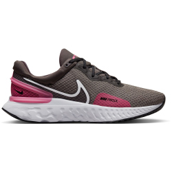 NIKE React Miler 3 Laufschuhe Herren 200 - medium ash/white-hyper pink-black 46
