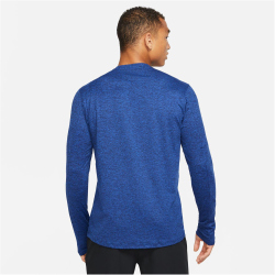 NIKE Dri-FIT Element Running Crew Sweatshirt Herren 451 - obsidian/game royal/reflective silv S
