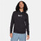 NIKE Sportswear Fleece Hoodie Herren 010 - black/reflective silv XL