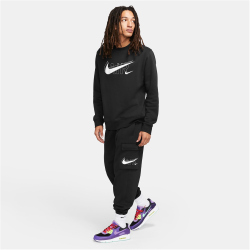 NIKE Sportswear Cargohose Herren 010 - black/reflective silv S