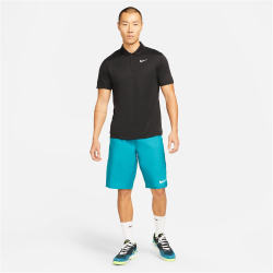 NIKECourt Dri-FIT Tennis Poloshirt Herren 010 - black/white S
