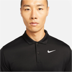 NIKECourt Dri-FIT Tennis Poloshirt Herren 010 - black/white L