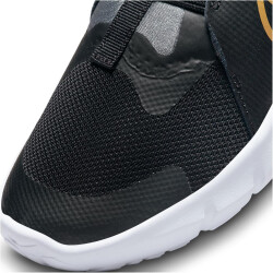 NIKE Flex Runner 2 Sneaker Kinder 007 - black/metallic gold-cool grey-white 27.5