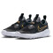 NIKE Flex Runner 2 Sneaker Kinder 007 - black/metallic gold-cool grey-white 27.5