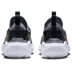 NIKE Flex Runner 2 Sneaker Kinder 007 - black/metallic gold-cool grey-white 28.5