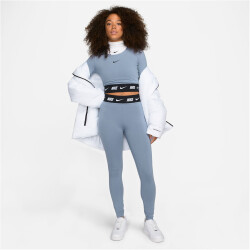 NIKE Sportswear Club High-Waist Leggings Damen 493 - ashen slate/black L