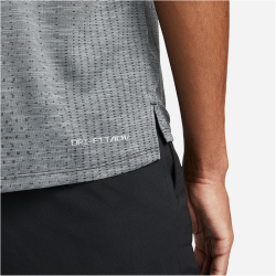 NIKE Dri-FIT ADV TechKnit Ultra kurzarm Laufshirt Herren 010 - black/smoke grey/reflective silv S