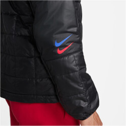 NIKE FC Barcelona Fleece Steppjacke gefüttert Herren 010 - black/signal blue S