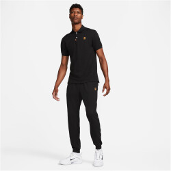 NIKECourt Heritage lange Fleece Tennishose Herren 010 - black M