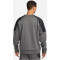 NIKE Therma-FIT Fitness Fleece Sweatshirt Herren 071 - charcoal heathr/black/black S